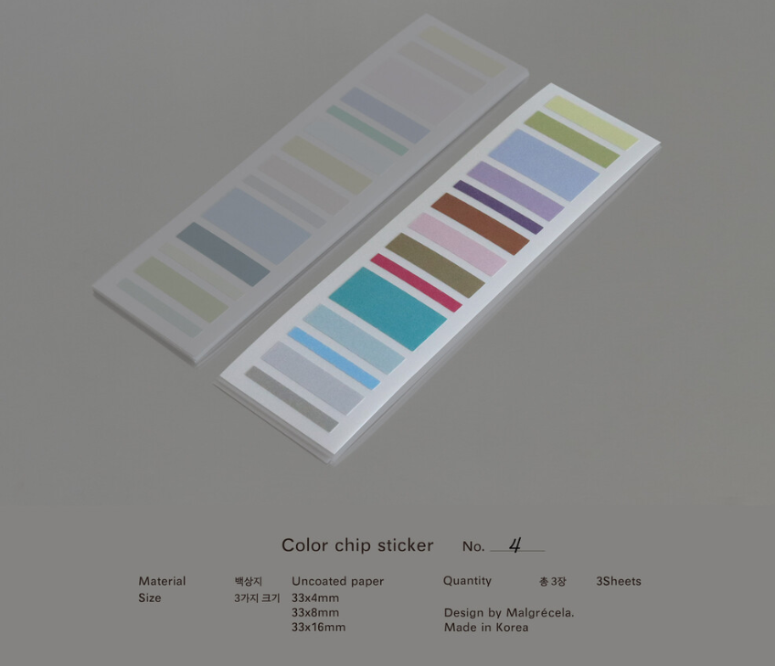 Colour Chip Sticker 4