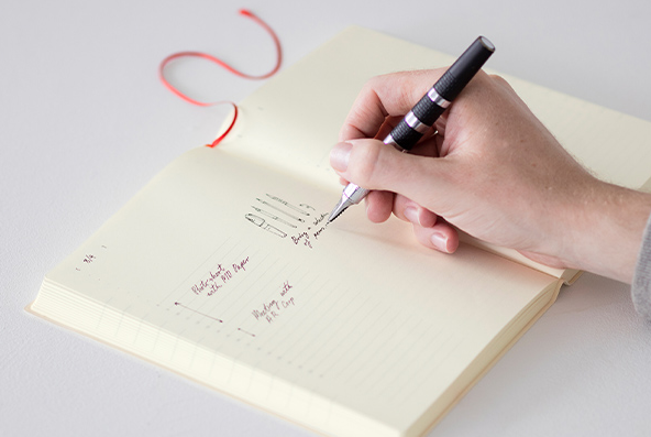 Midori 2026 MD 1 Day 1 Page Diary-A6