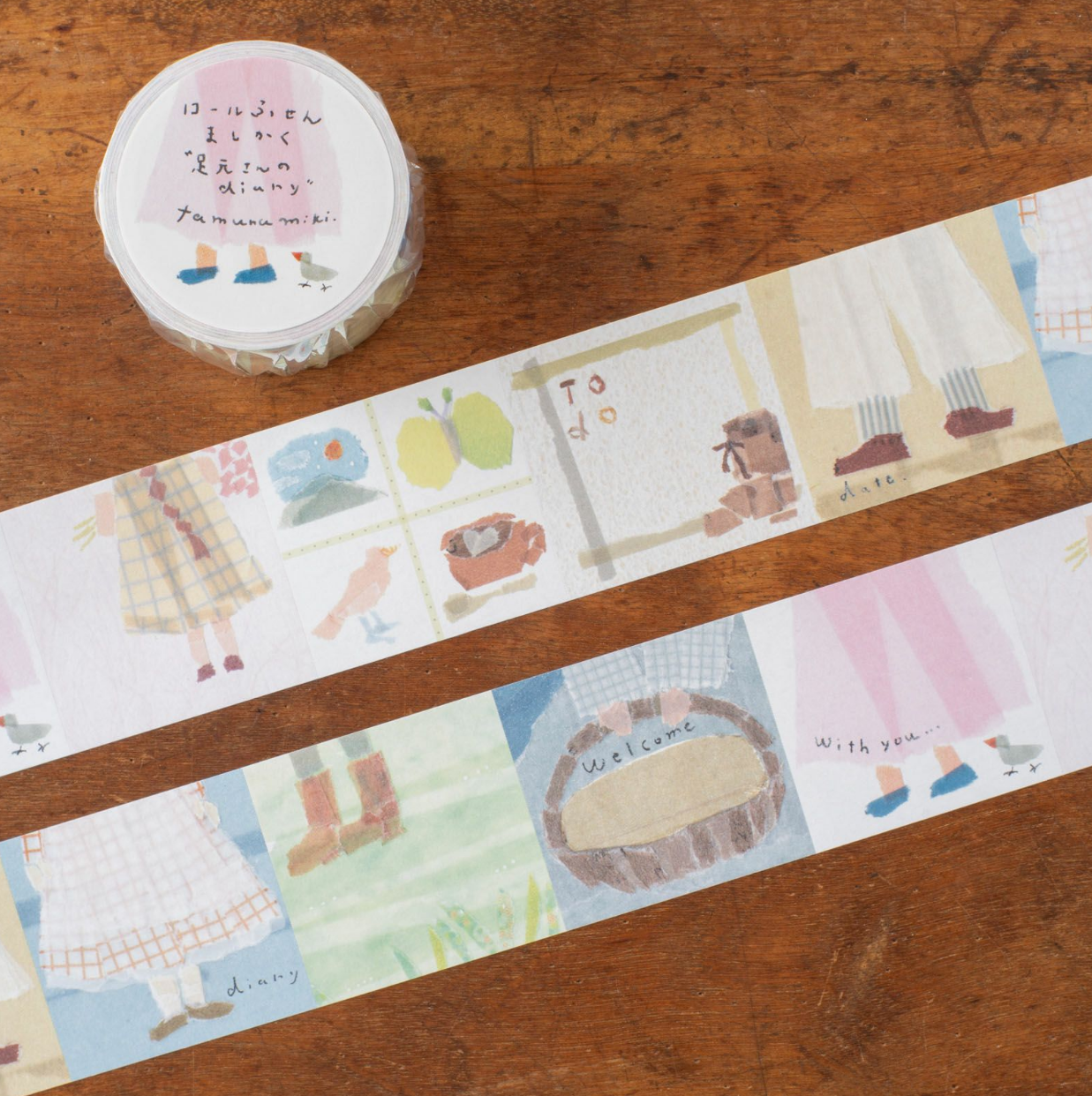 Miki Tamura Sticky Notes Roll: Ashimoto-san's Diary