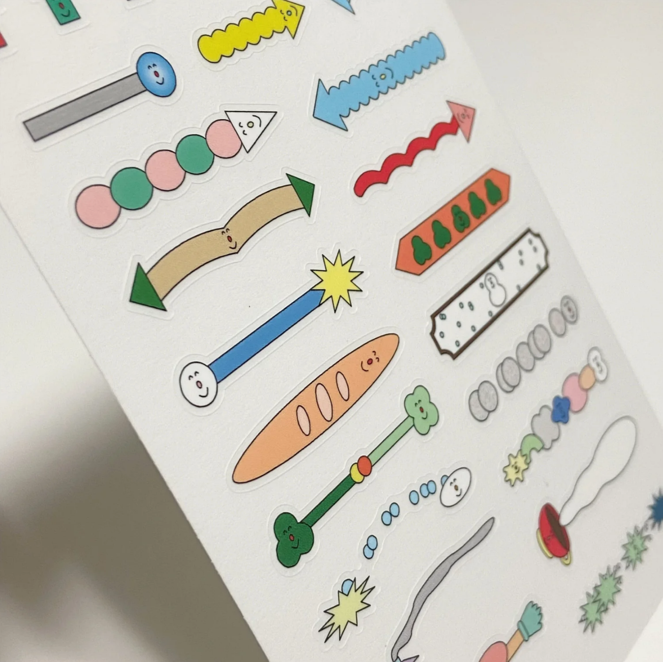 Happy Arrow Sticker 02