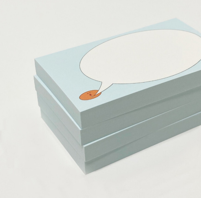 Memo Pad 01: Speech Bubble