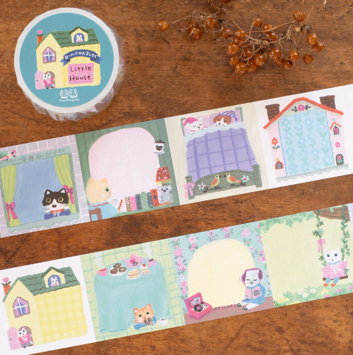 Yumi Kitagishi Sticky Notes Roll: Little House
