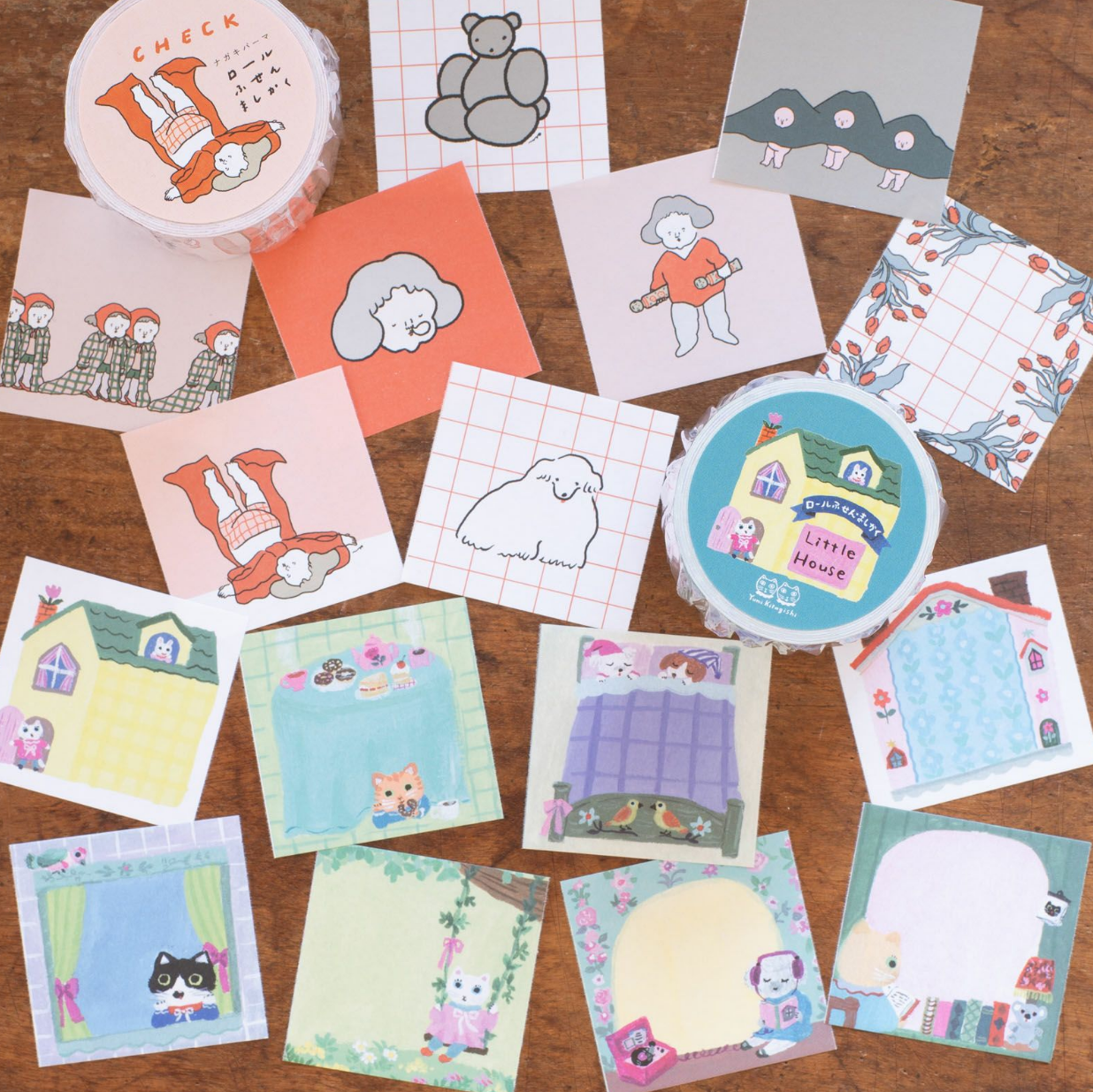 Yumi Kitagishi Sticky Notes Roll: Little House