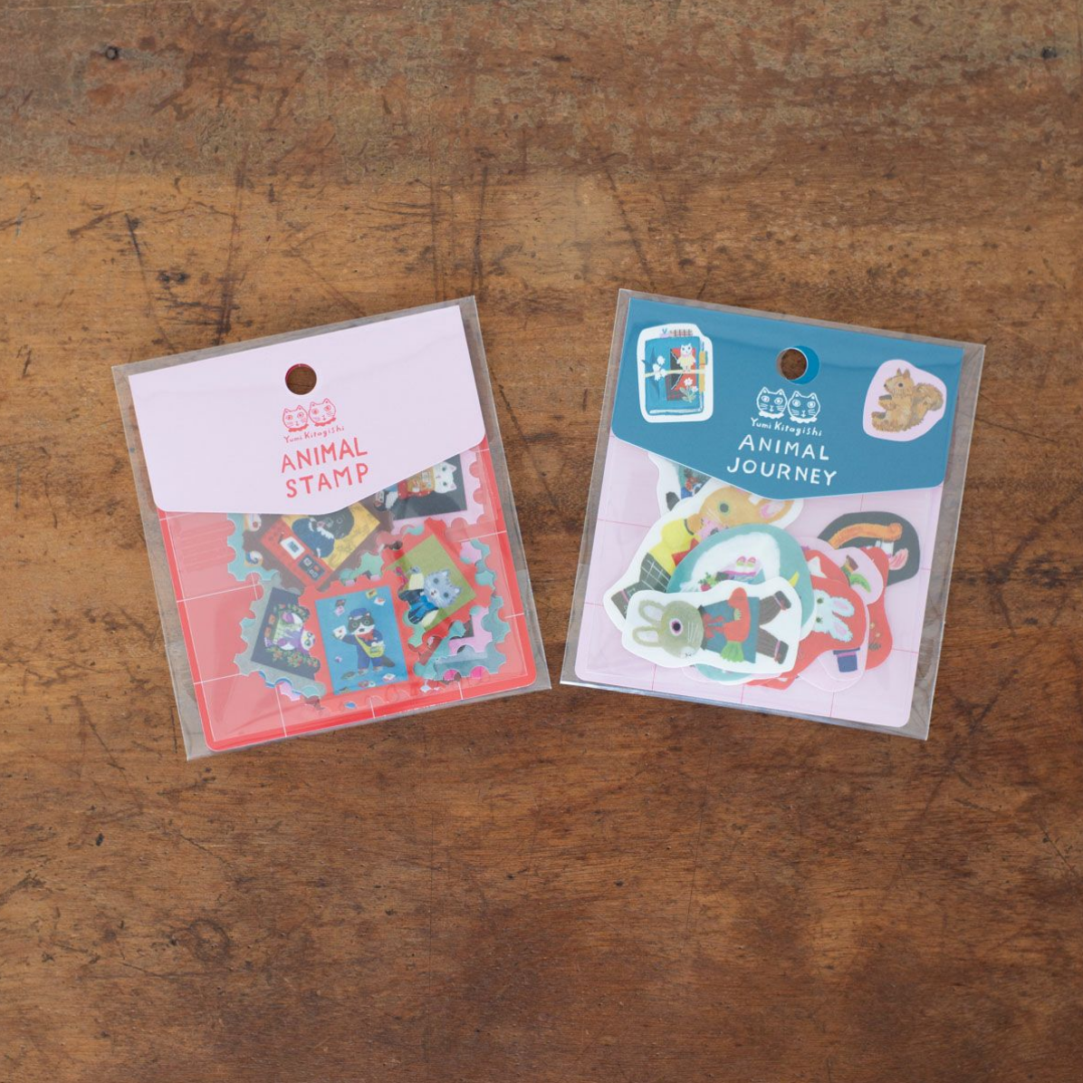 Yumi Kitagishi Flake Sticker: Animal Journey