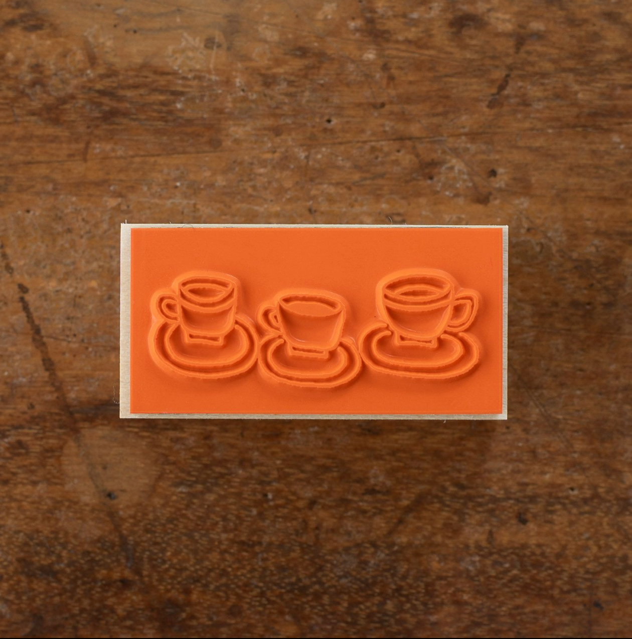 Tie Rubber Stamp: Tea Party