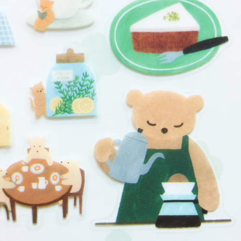 Mariko Fukuoka Sticker Sheet: Tea Time