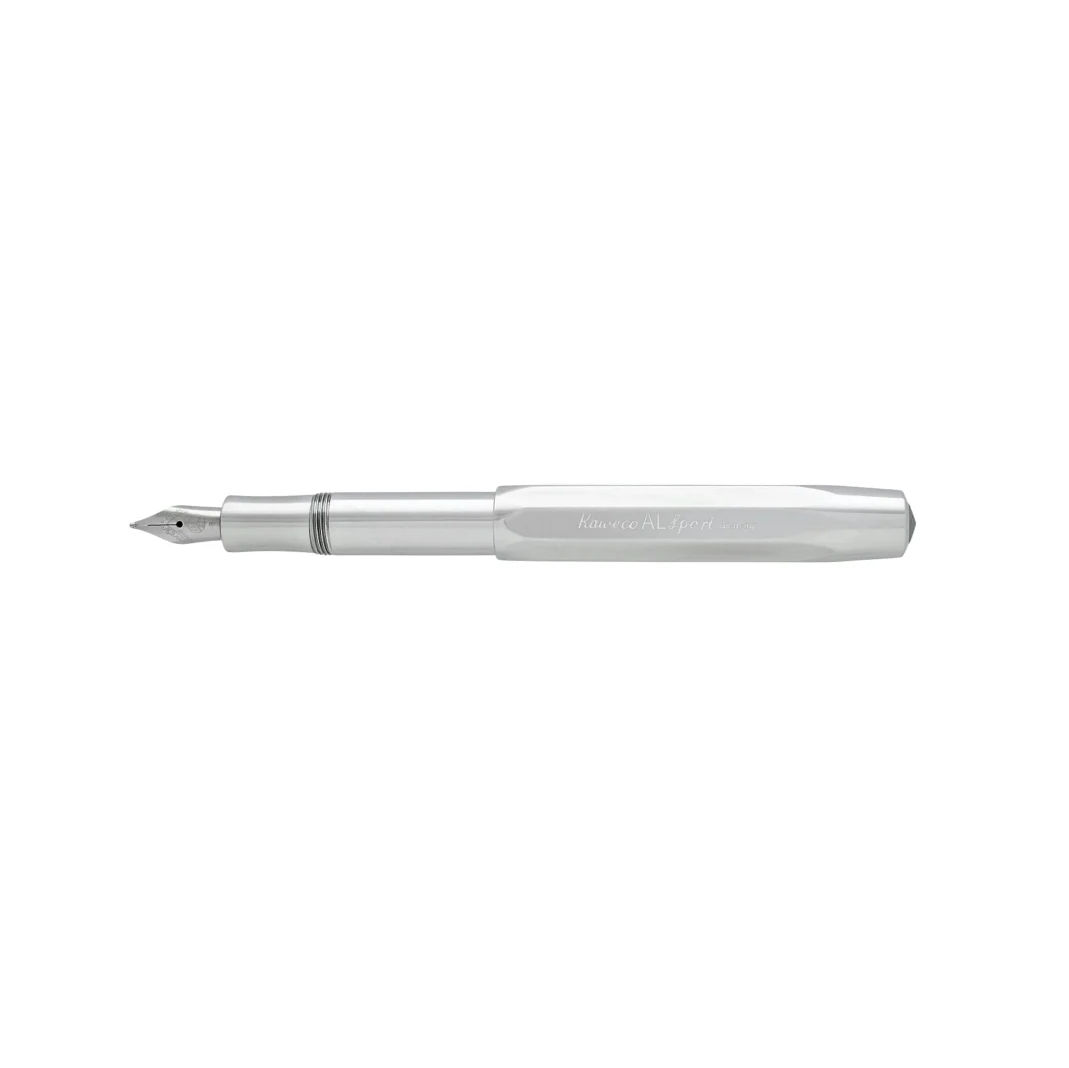 Kaweco AL Sport Fountain Pen: Raw Aluminium