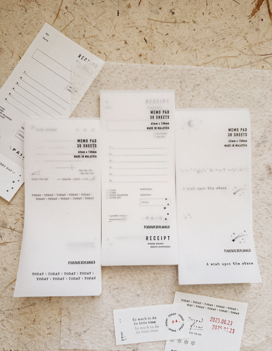 Penspapersplanner Memo Pad (3 designs)