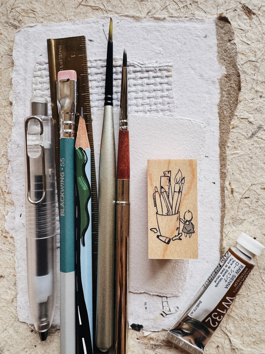 Penspapersplanner A Quiet Love For Stationery Rubber Stamps (8 designs)
