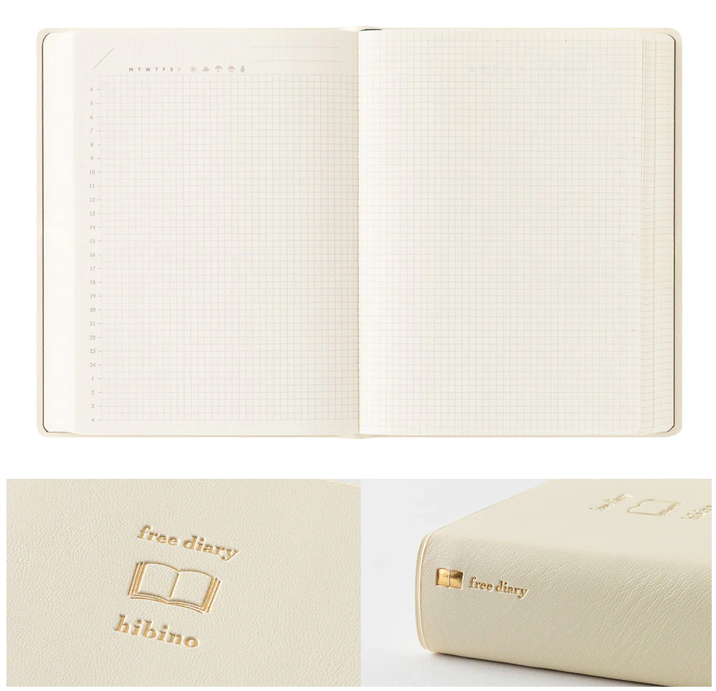 Midori Hibino Free Diary: Ivory