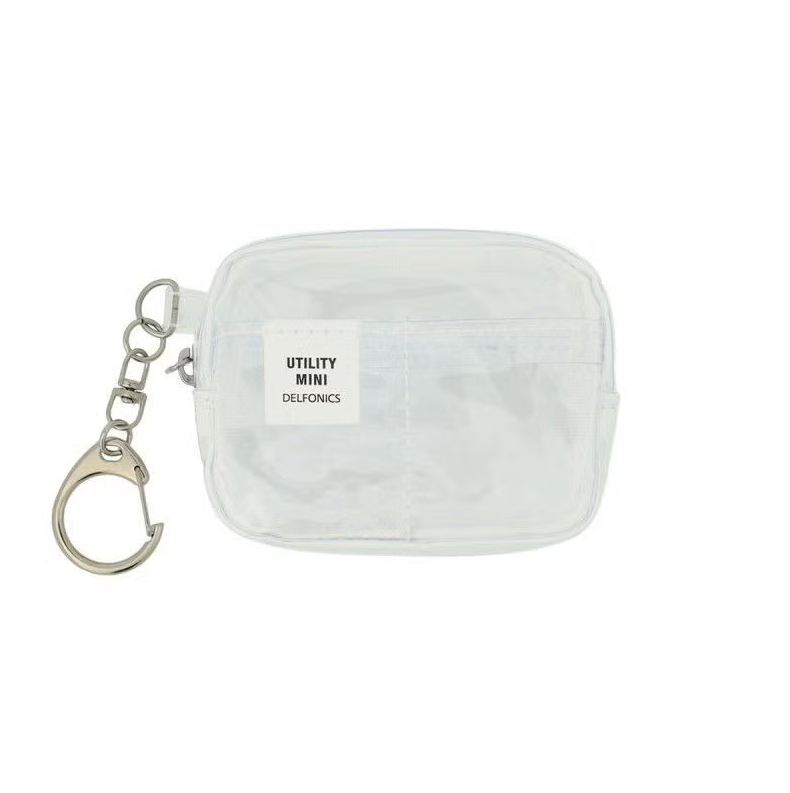 Delfonics Inner Carrying Keychain: Clear