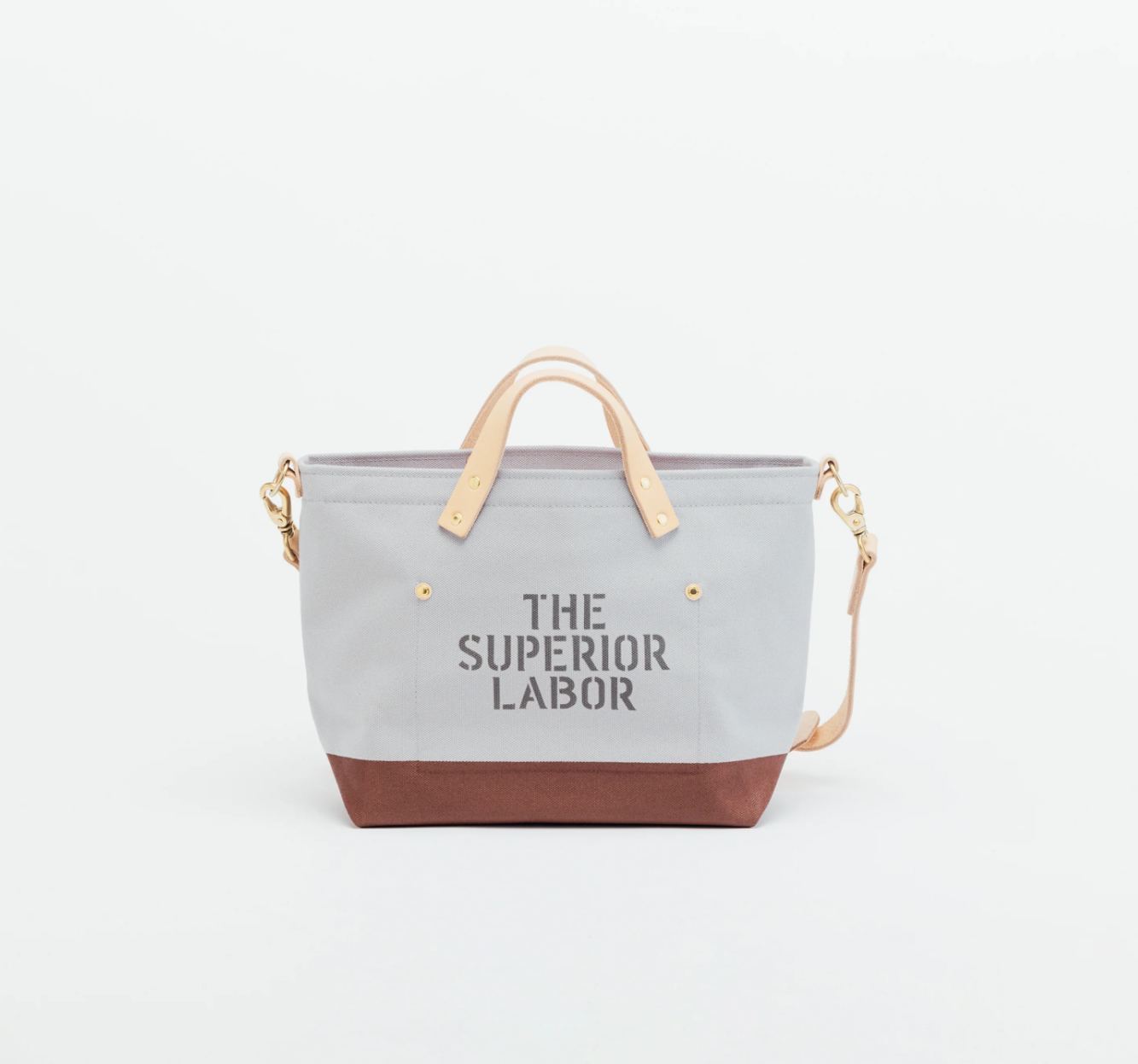 The Superior Labor-Engineer Shoulder Bag XS: Gray Canvas (2 options)