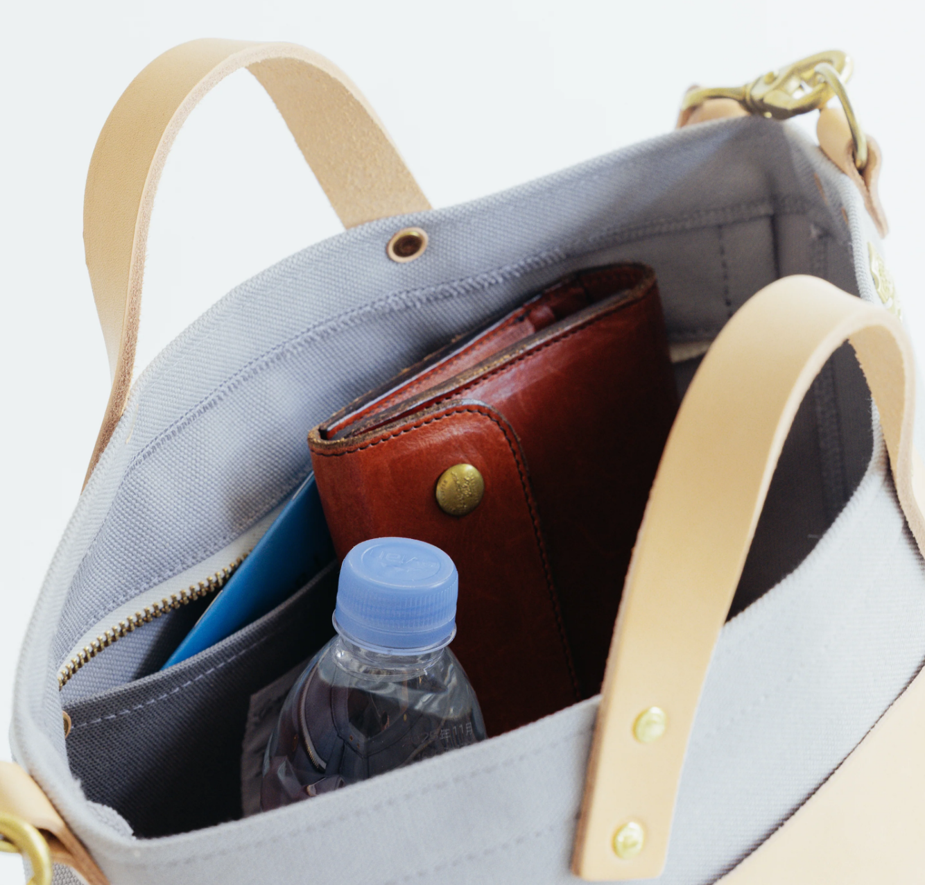 The Superior Labor-Engineer Shoulder Bag XS: Gray Canvas (2 options)