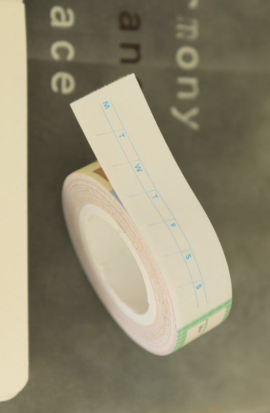 Roll Sticky Notes: Weekly Tracker