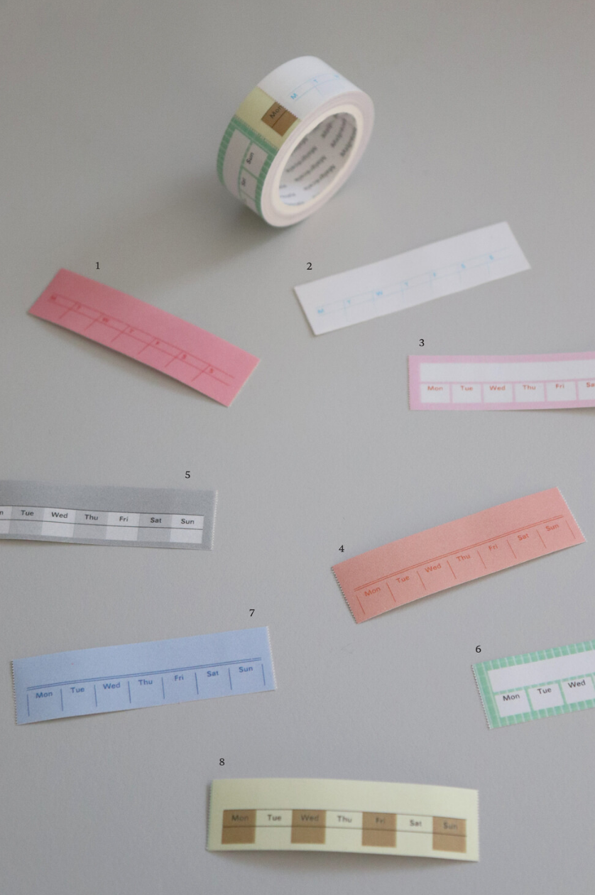 Roll Sticky Notes: Weekly Tracker