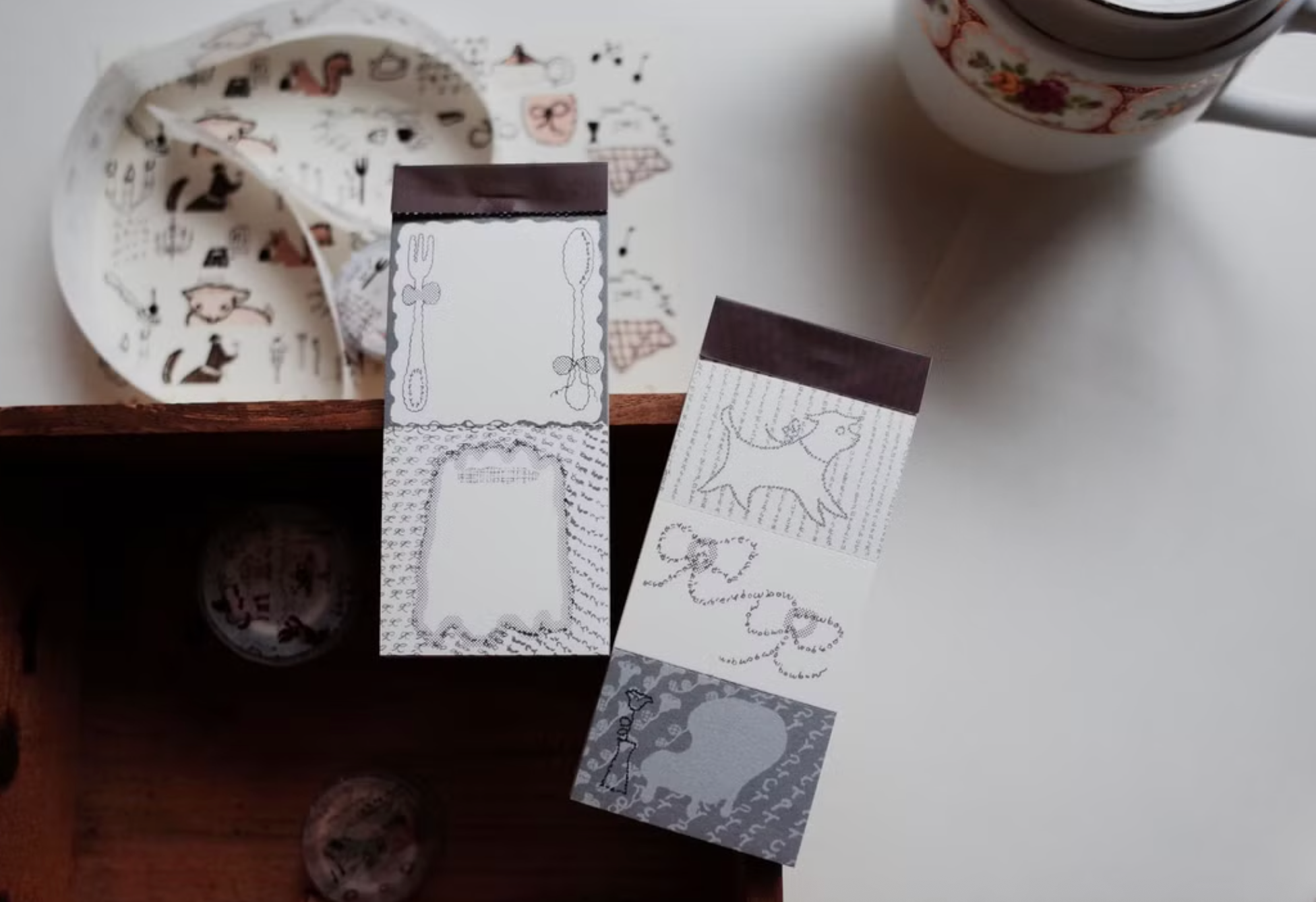 Misshoegg French Afternoon Notepad (2 designs)