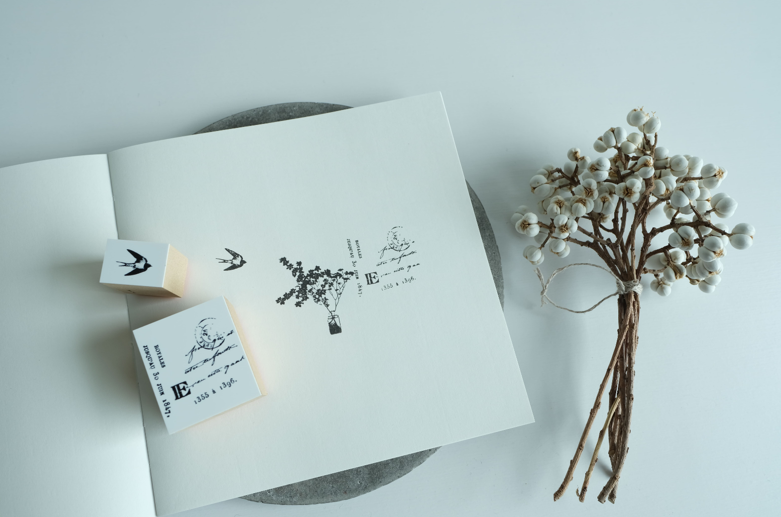 Yohaku Original Rubber Stamp-(S-137) Midori