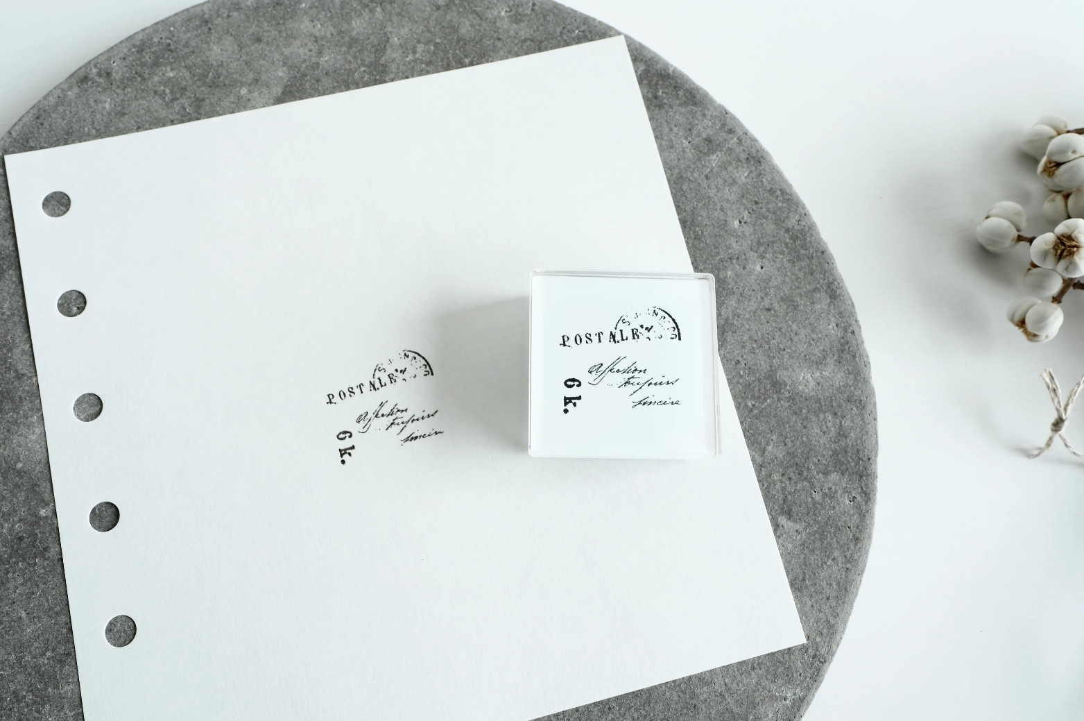 Yohaku Original Rubber Stamp-(SS-004) Nuance