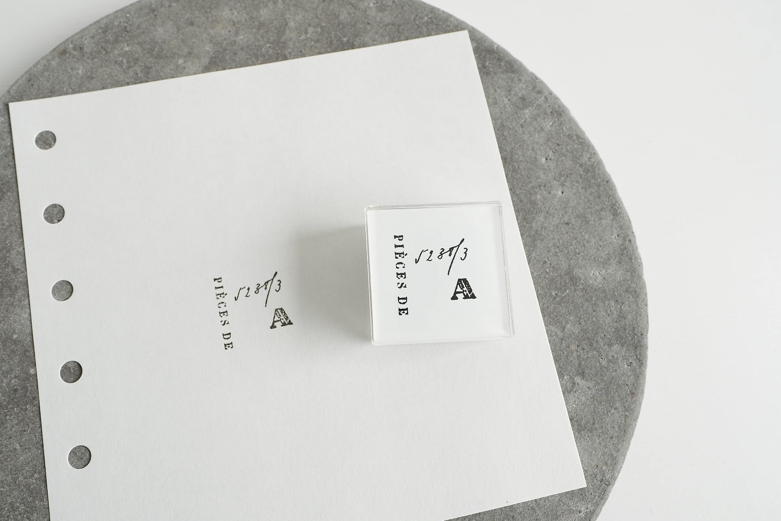 Yohaku Original Rubber Stamp-(SS-001) Fragment