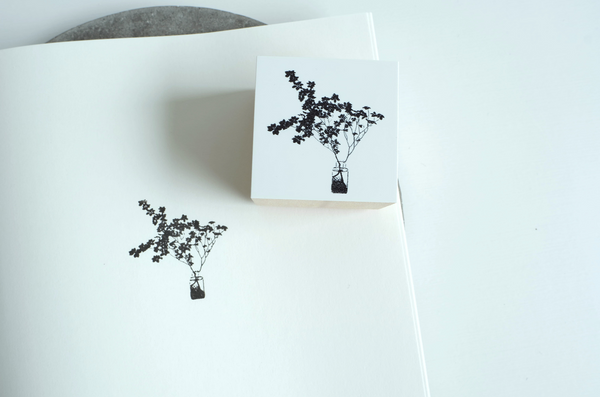 Yohaku Original Rubber Stamp-(S-137) Midori