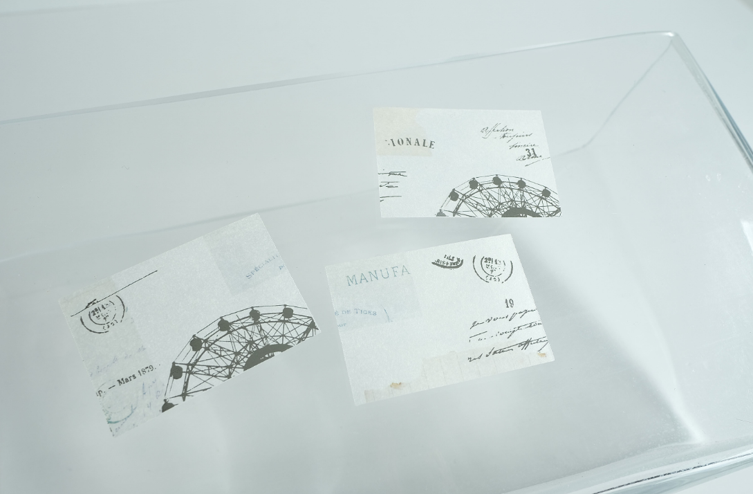 Yohaku Foil Stamped Tracing Paper Roll (RF-001) Nostalgia