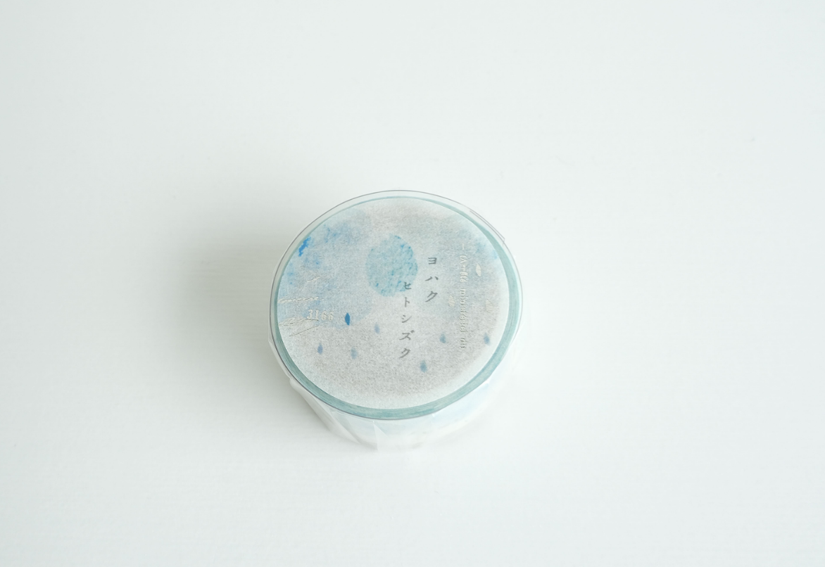 Yohaku Original Washi Tape- (YD-002) Hitoshizuku