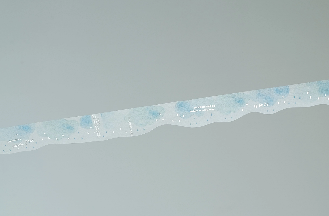 Yohaku Original Washi Tape- (YD-002) Hitoshizuku