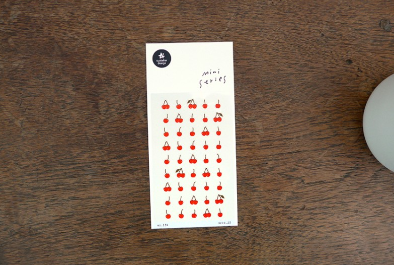 Mini Series Stickers- Deco.23 (Cherries)