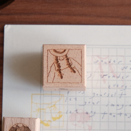 bighands Wanderlust in Dressing Rubber Stamps (6 designs)