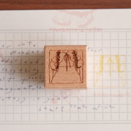 bighands Wanderlust in Dressing Rubber Stamps (6 designs)