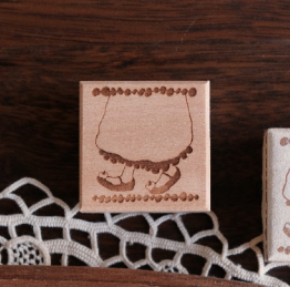 bighands Wanderlust in Dressing Rubber Stamps (6 designs)