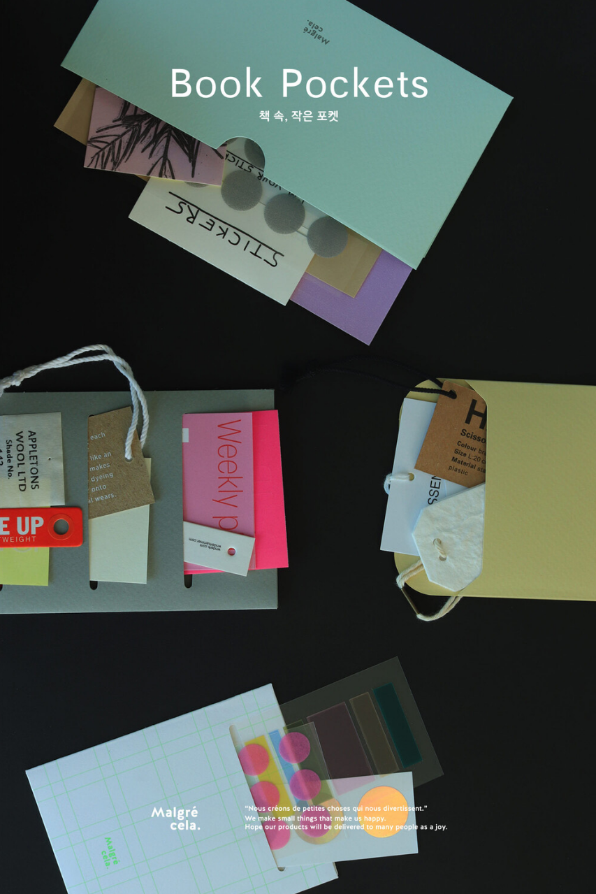 Paper Book Pockets