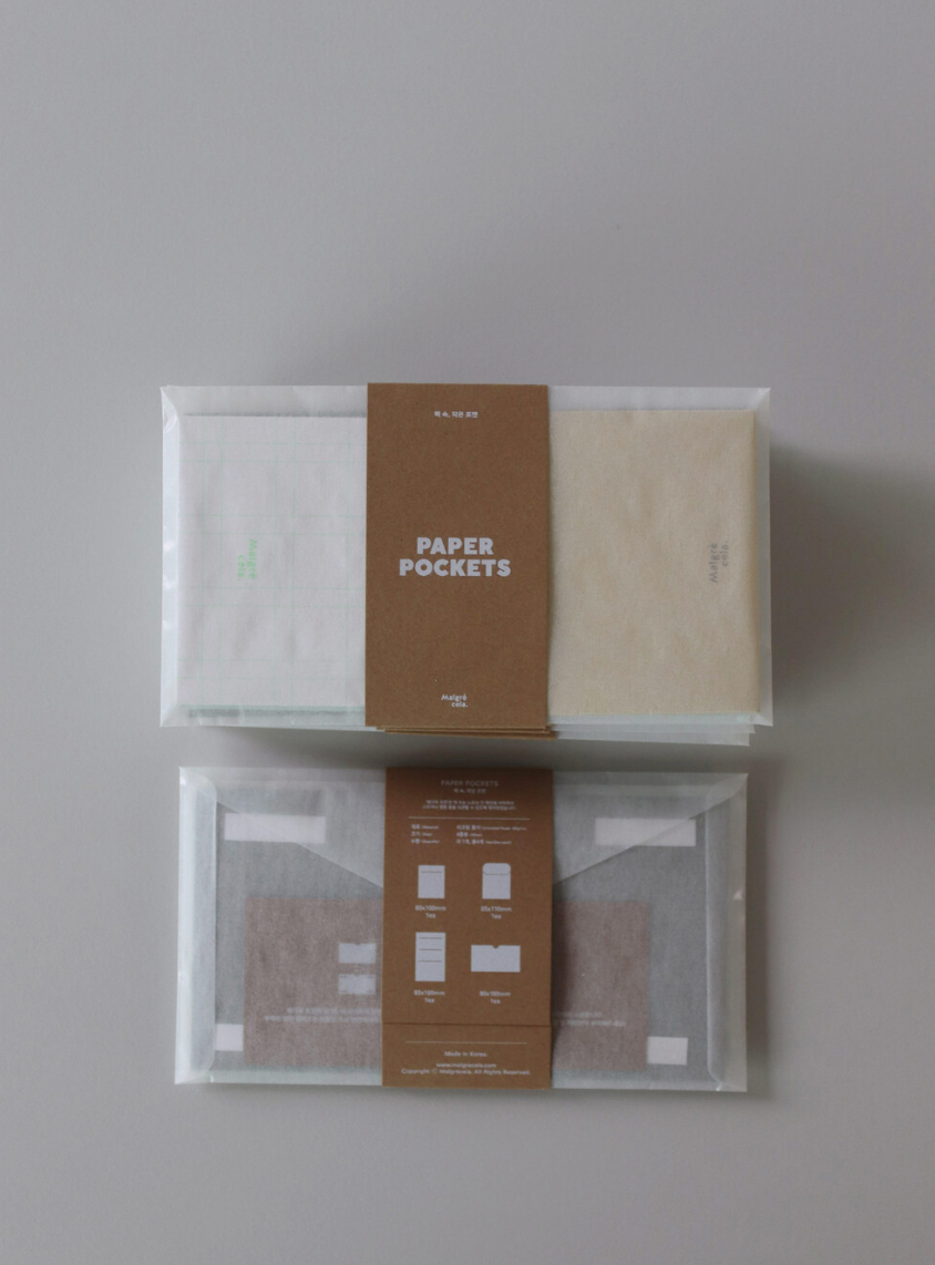 Paper Book Pockets