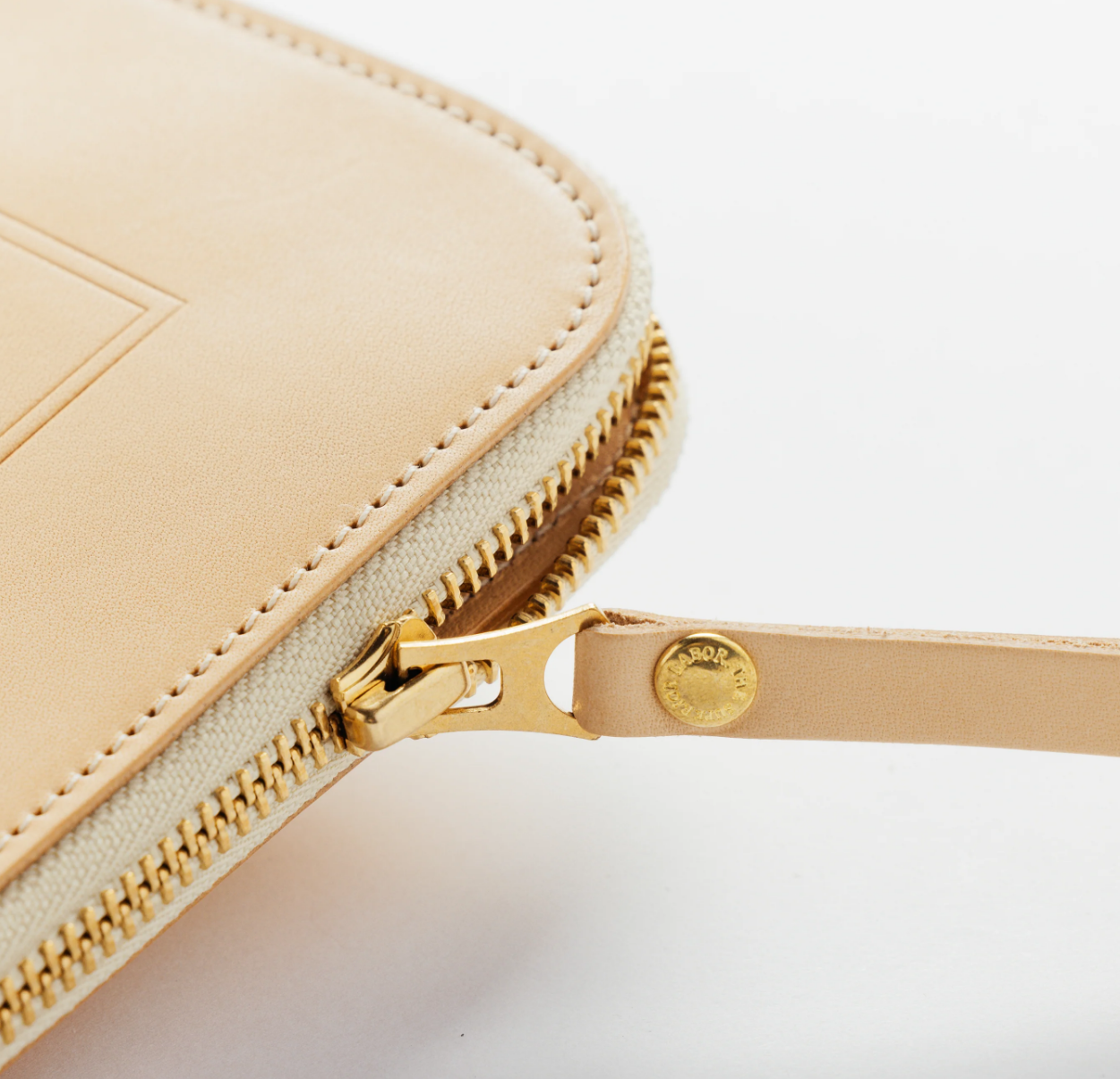 The Superior Labor: Stamped Series Zip Organizer A5 (Brown/Black)