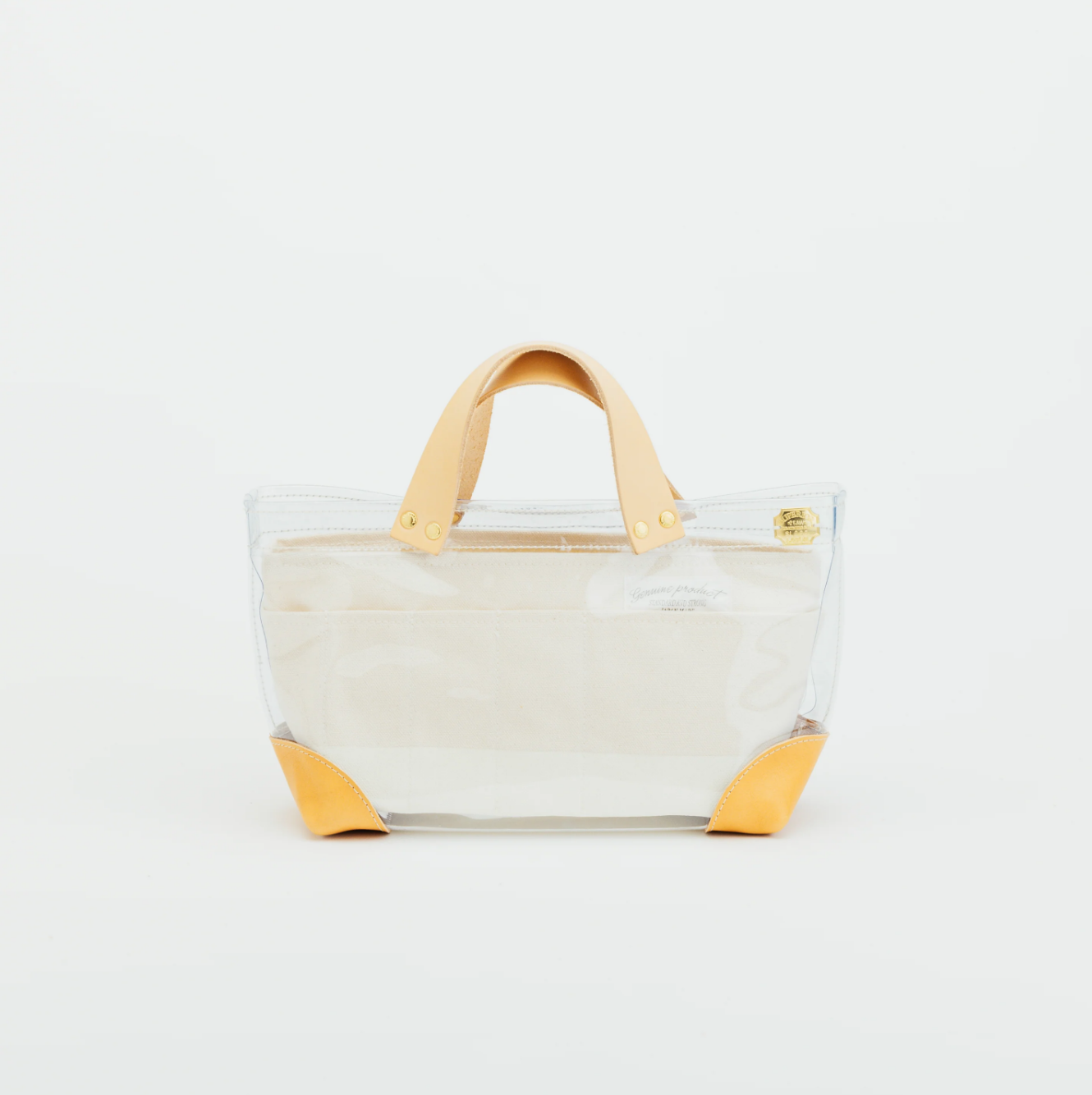 The Superior Labor-See Through Mini Tote (Black/White)