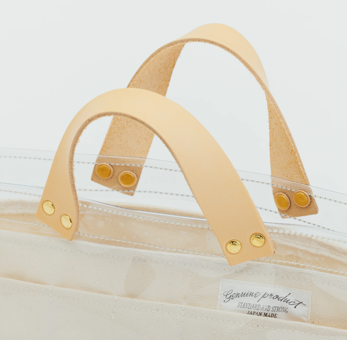 The Superior Labor-See Through Mini Tote (Black/White)