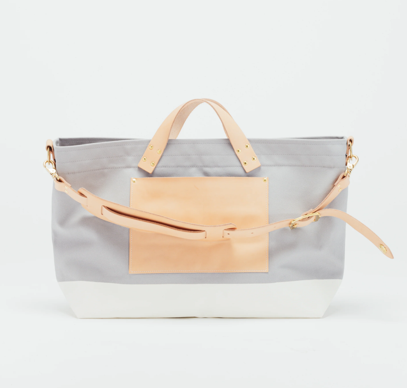 The Superior Labor-L Engineer Shoulder Bag: Gray Canvas