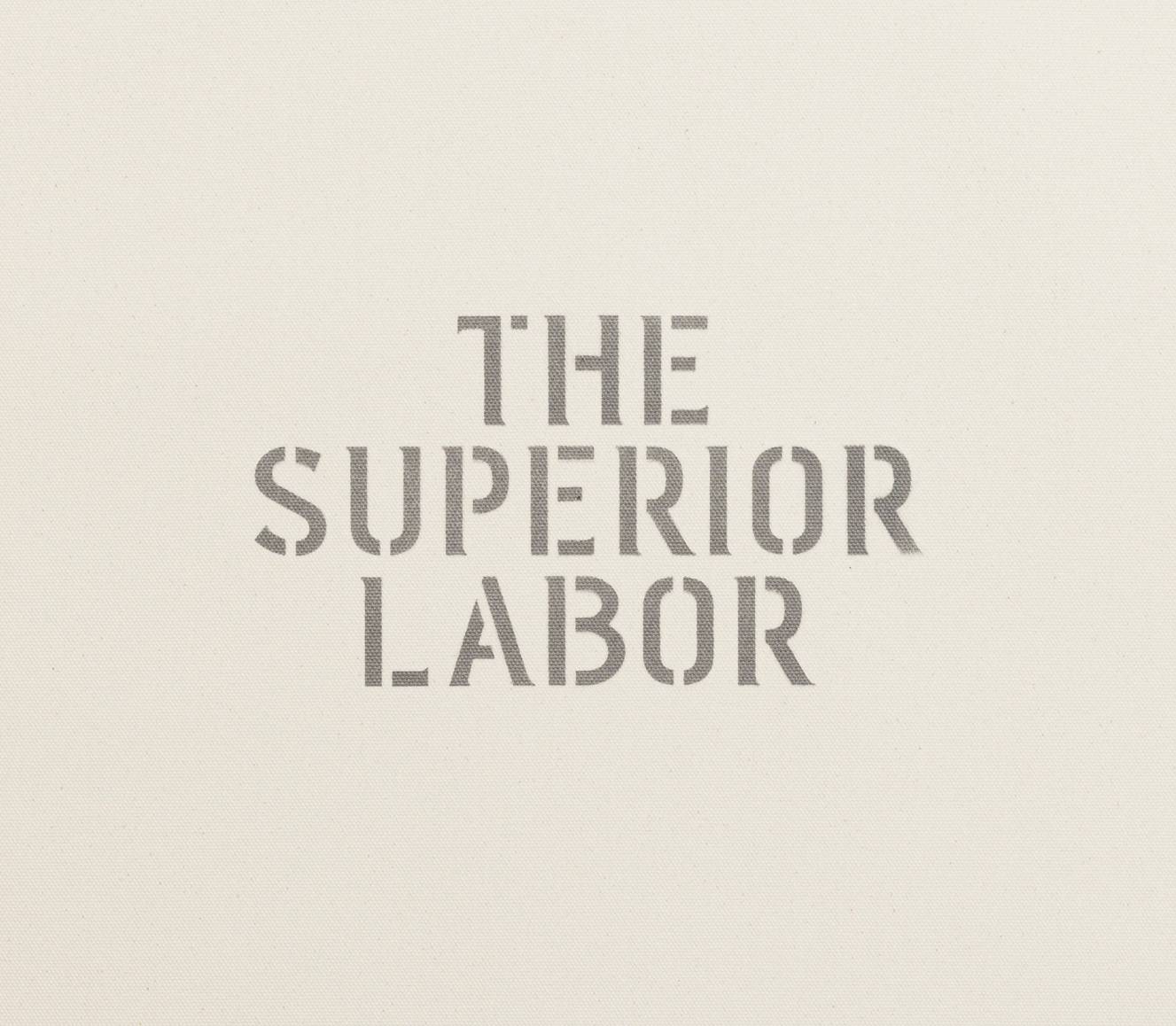 The Superior Labor-L Engineer Shoulder Bag: Gray Canvas