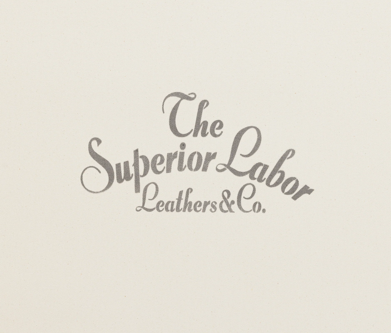 The Superior Labor-Engineer Shoulder Bag XS: Gray Canvas Stripes (Navy/Navy/White)