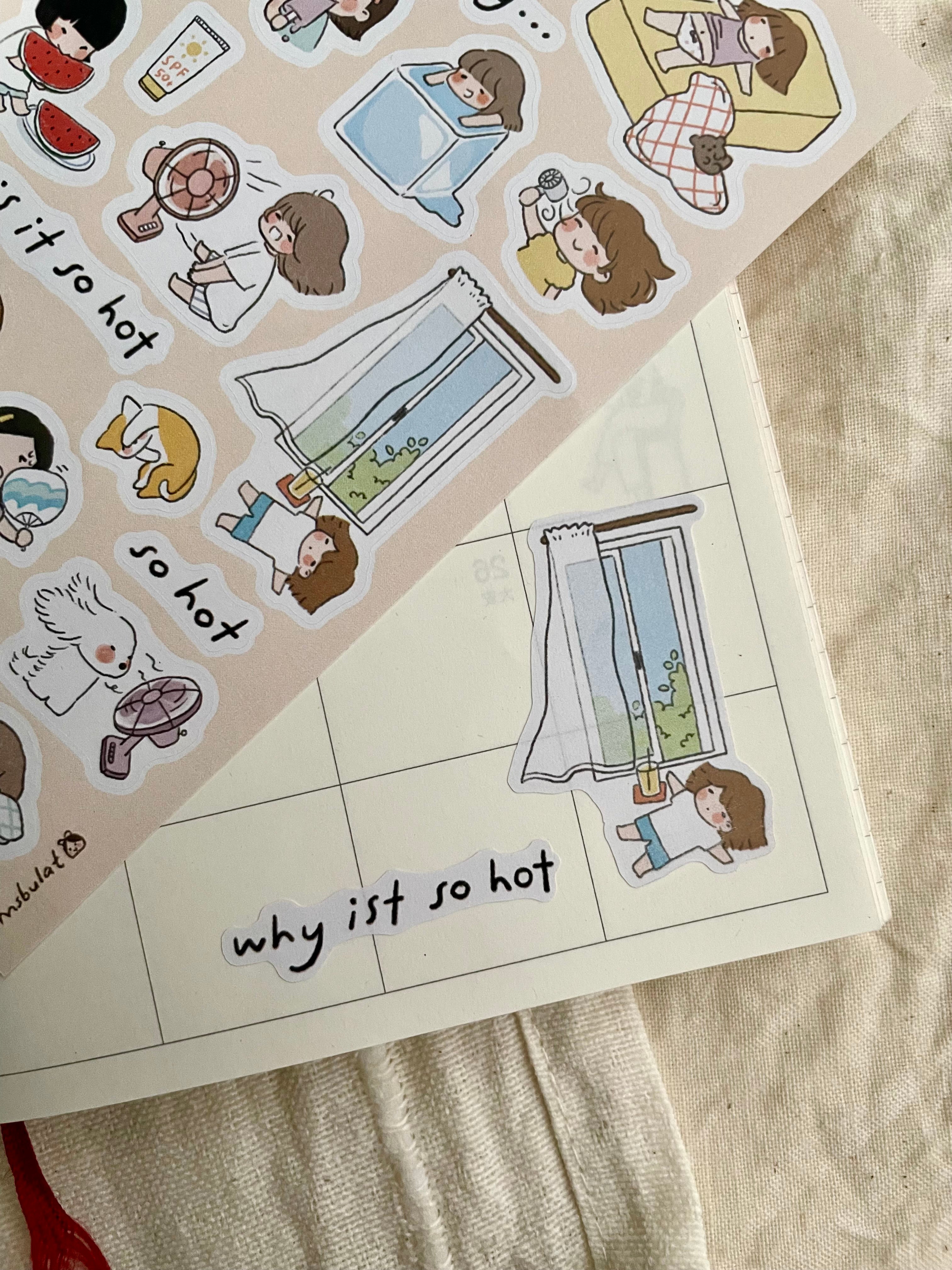 Msbulat Sticker Sheet: So Hot