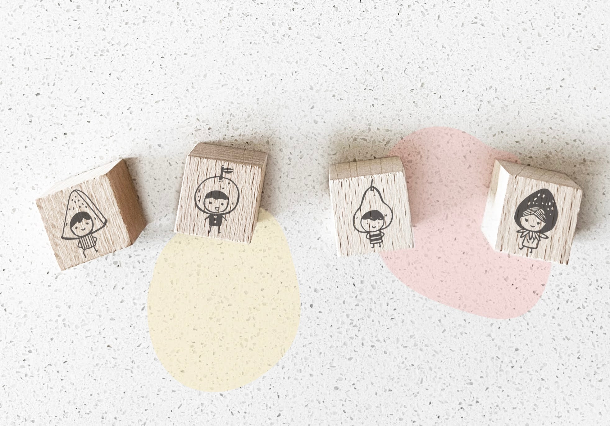 Black Milk Project Summer Fruities Rubber stamps (4 designs)