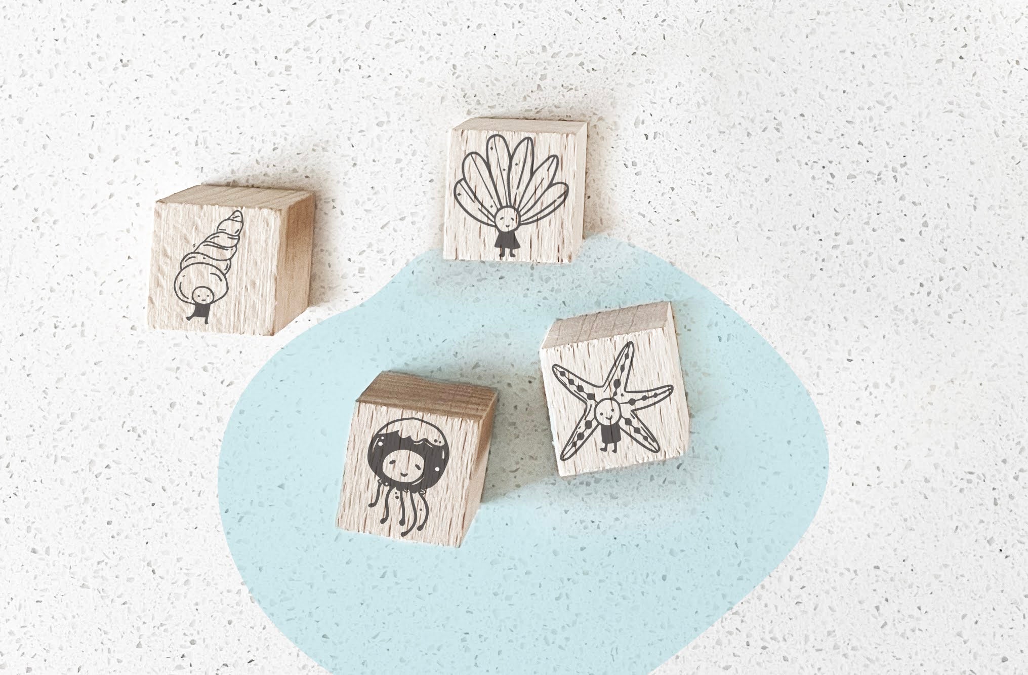 Black Milk Project Summer Fun Rubber stamps (4 designs)