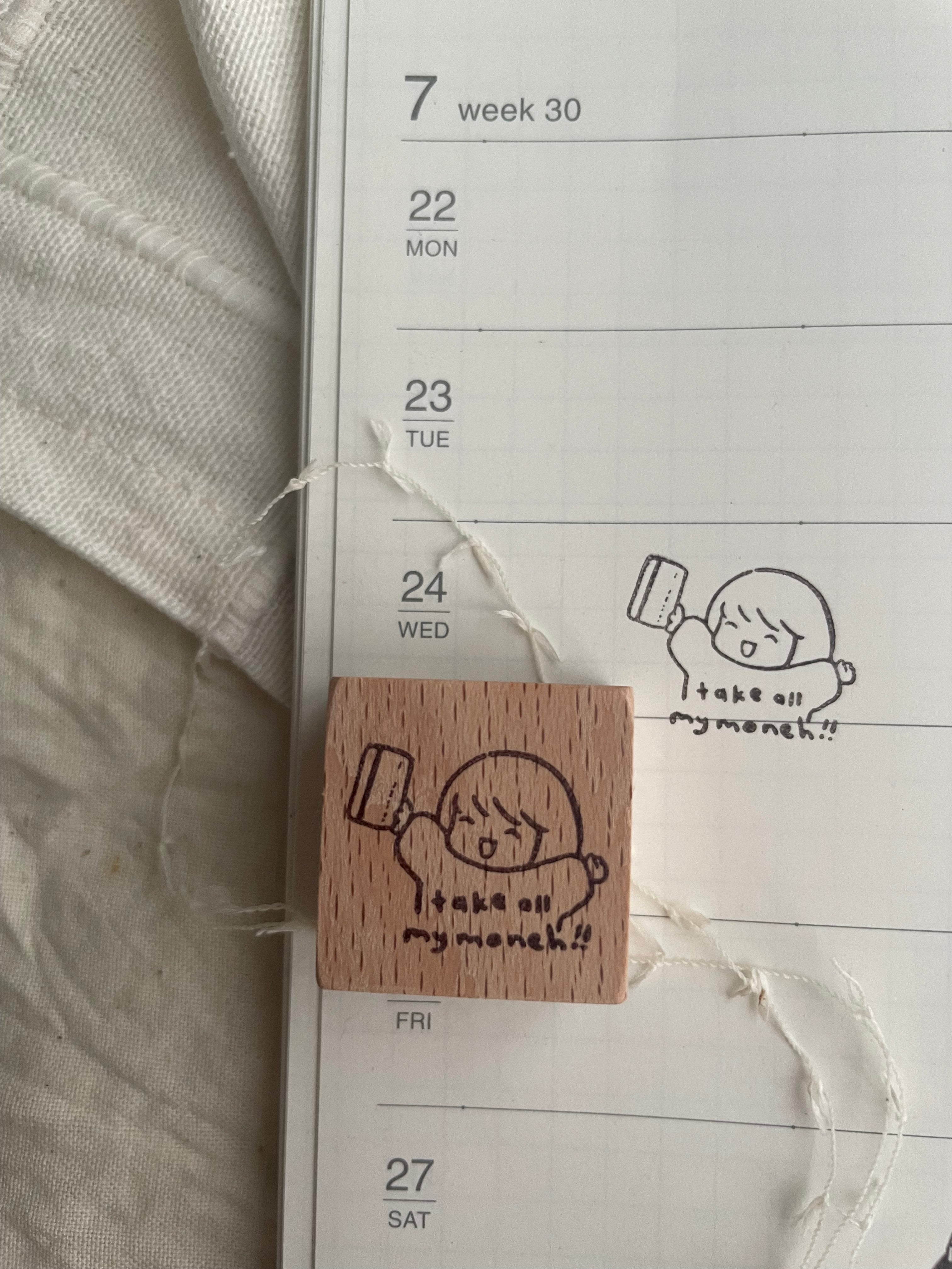 msbulat Rubber Stamp: Take all my moneh!!
