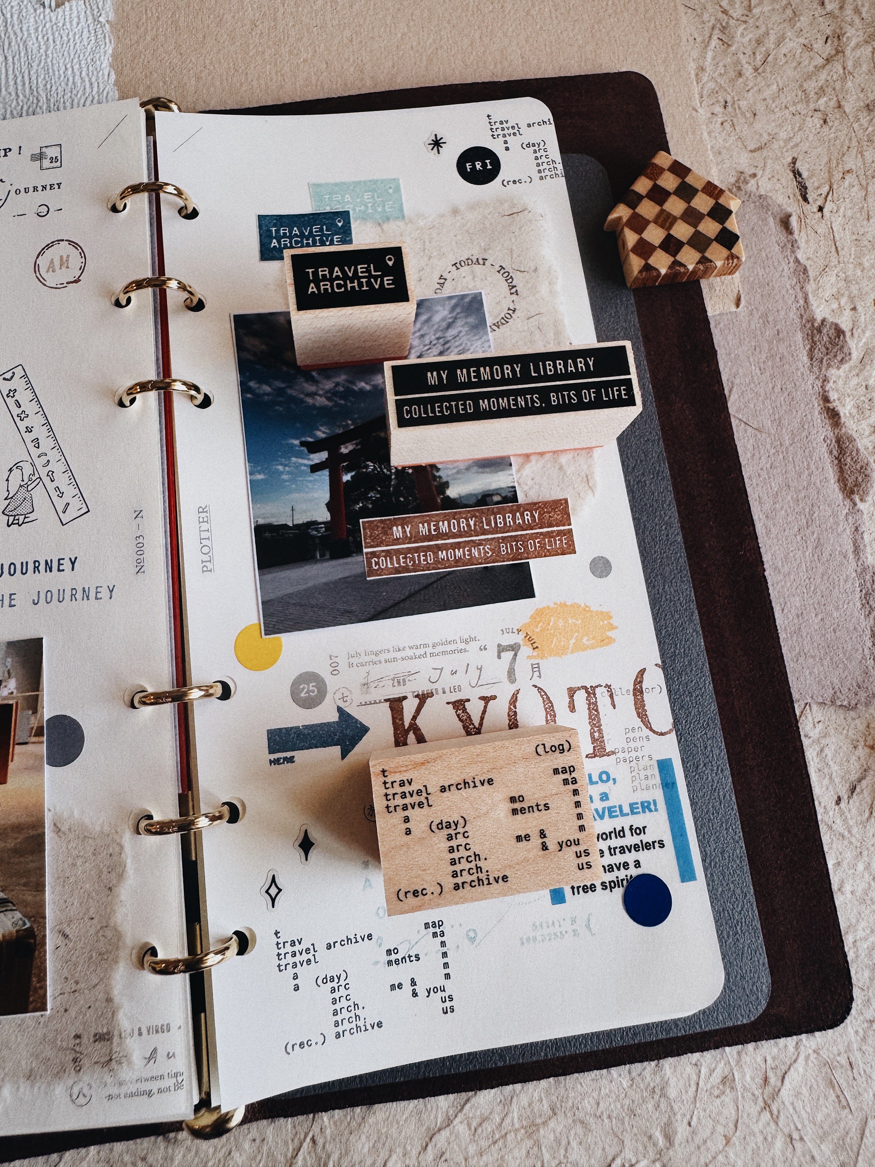 Penspapersplanner Travel Series Rubber Stamps (13 designs)