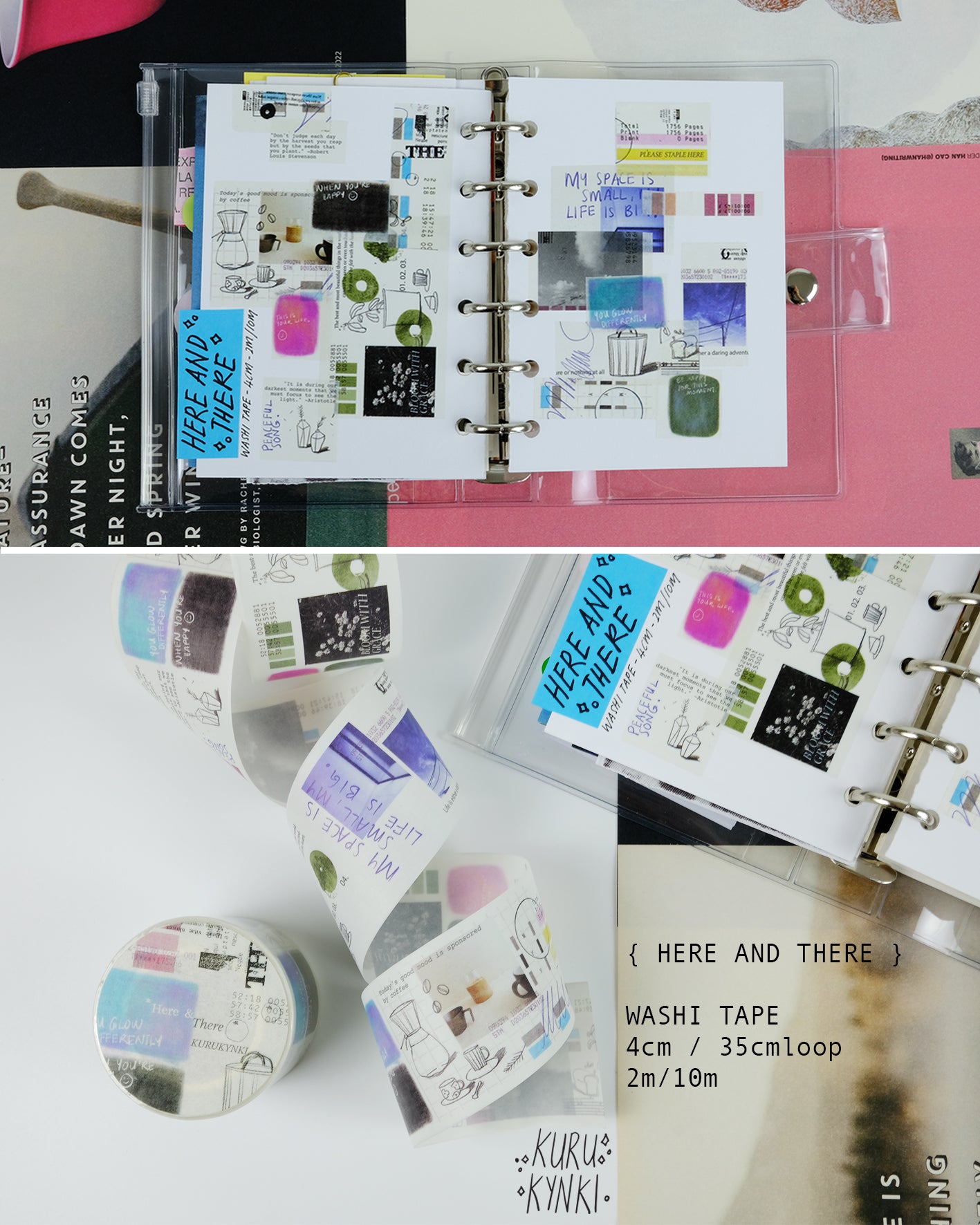 Kurukynki DAYTODAY Washi Tape (3 options)