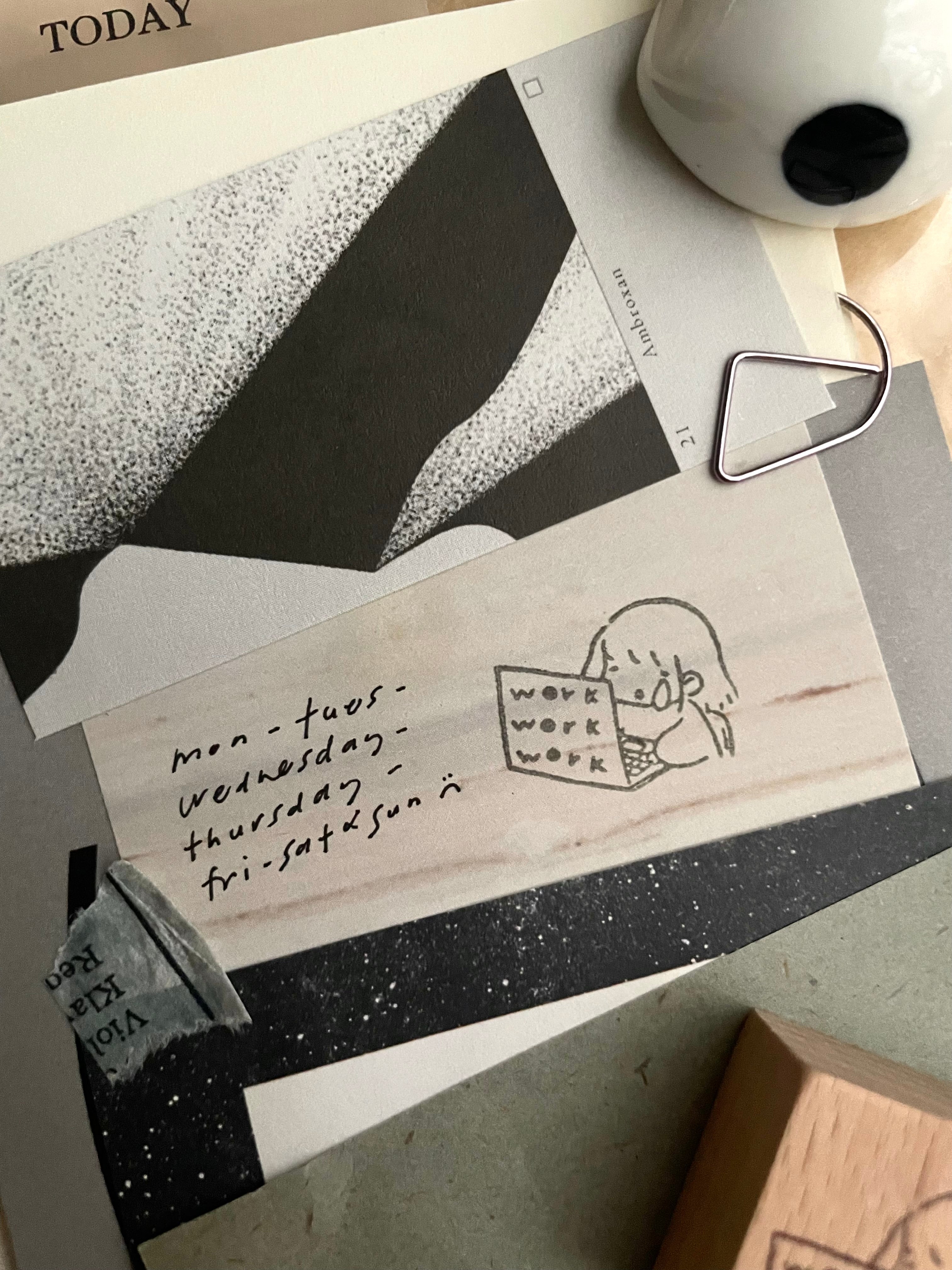 msbulat Rubber Stamp: Work work work