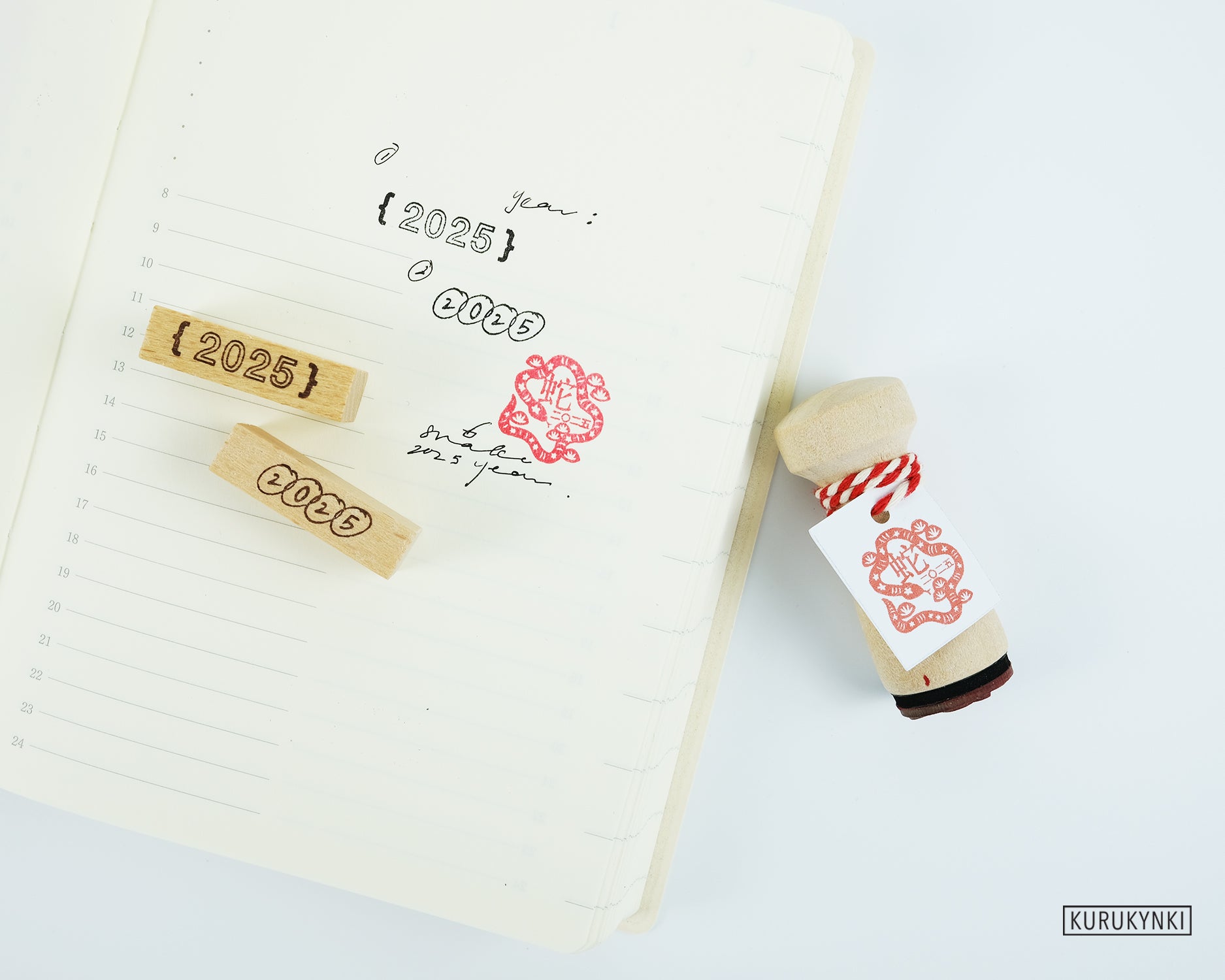 Kurukynki DAYS Rubber Stamp (5 sets)