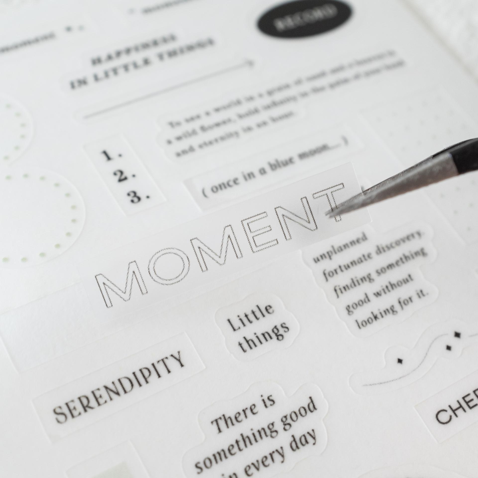 Day and Moment Word Stickers 7