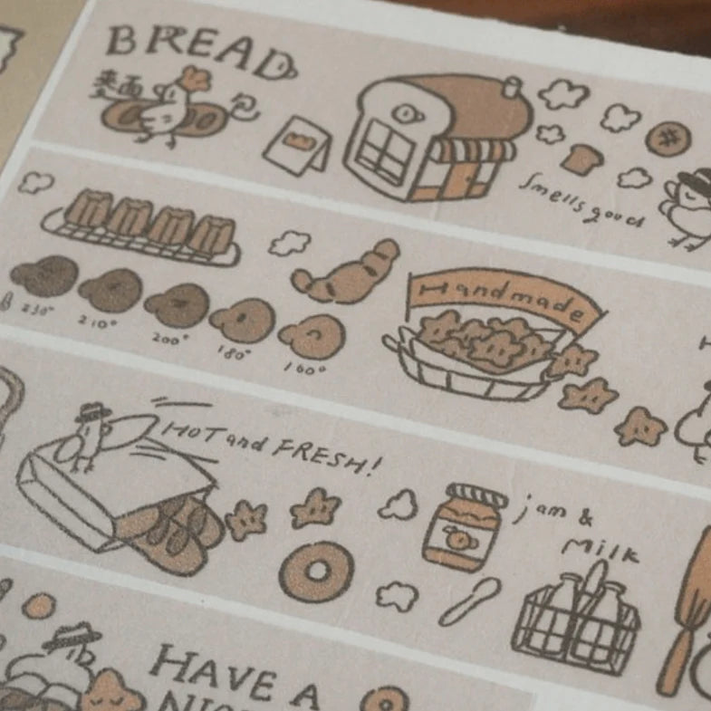 Yamadoro Bread Team Washi Tape