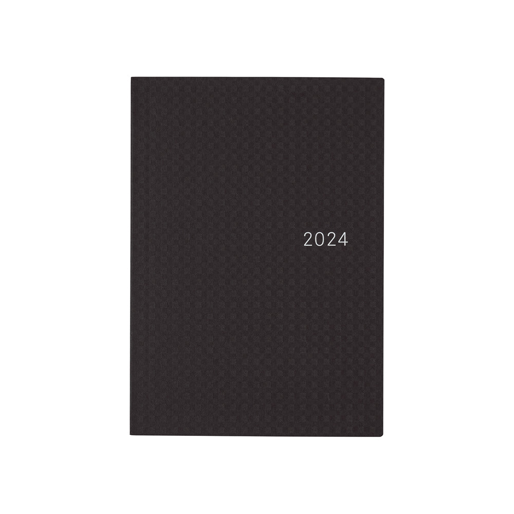 Hobonichi Techo 2024 HON A5- Paper Series: Black Gingham